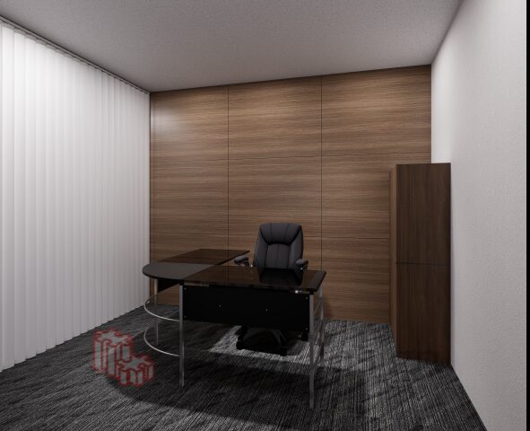 本町新築セットアップオフィス社長室イメージ