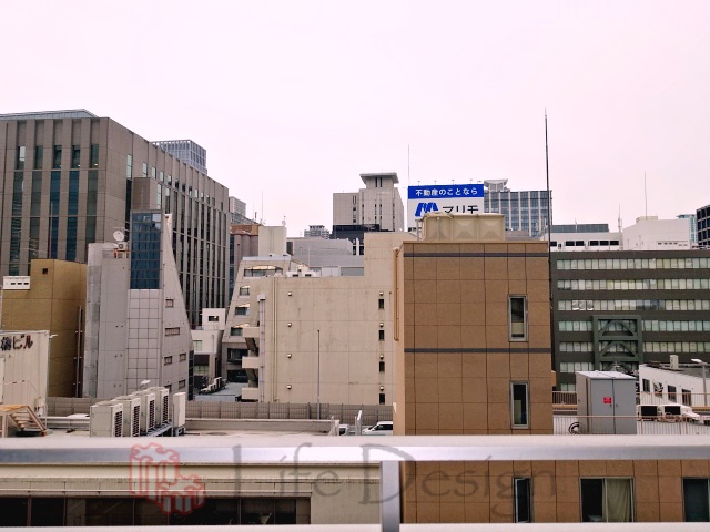 D’sグラフォート大阪NYタワー 7階バルコニー眺望 東向き